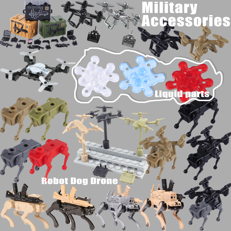 WW2 военные аксессуары БПЛА ро – обзор и цена Lego Minifigure Holder